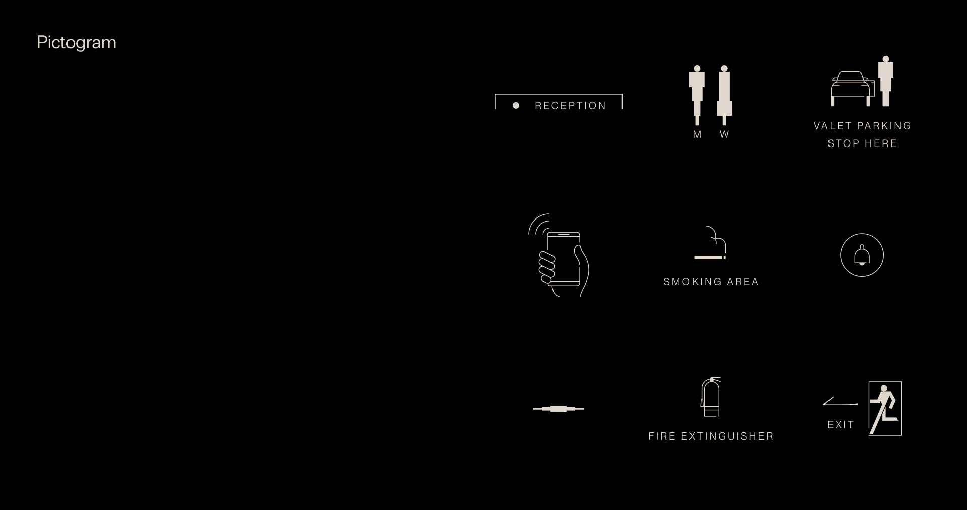 Graphic depicting UI-styled buttons with different categories of interior design items on top of an image of a modern interior living room.